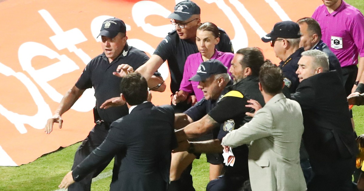 Frappart attacked in Greek Cup final