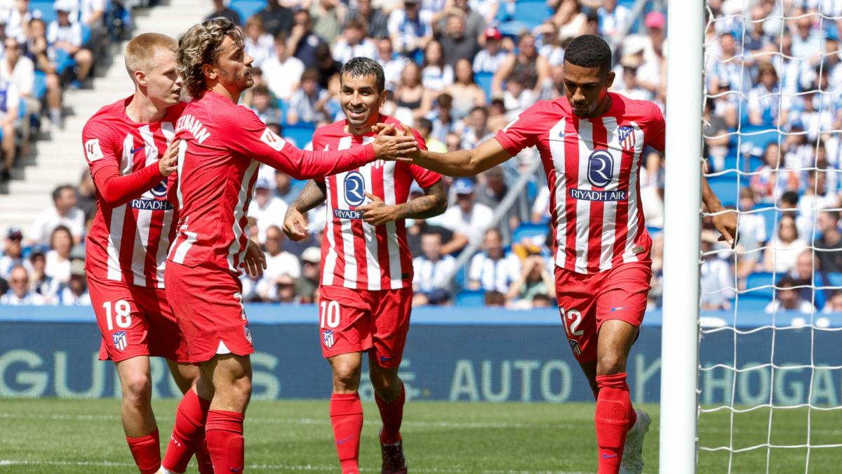 Liga: Atlético de Madrid finishes on a good note against Real Sociedad