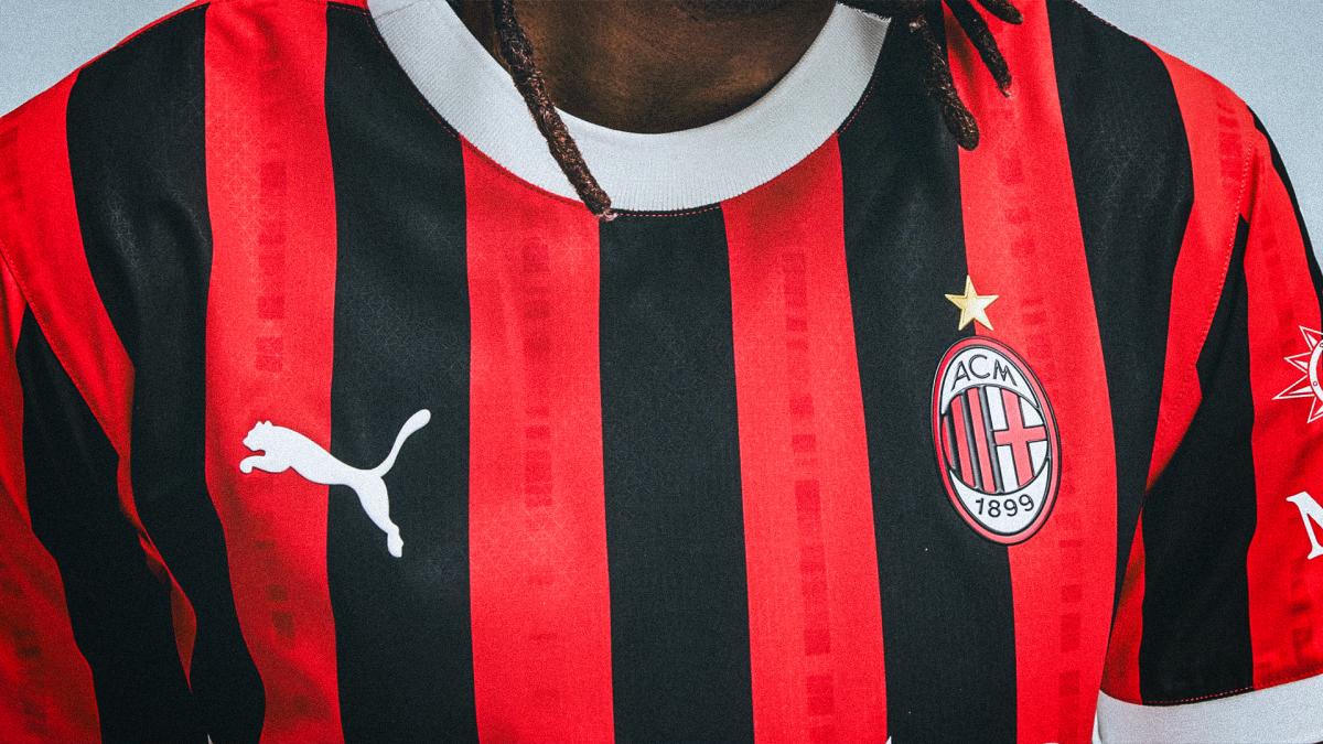 The new AC Milan jersey for the 2024/2025 season