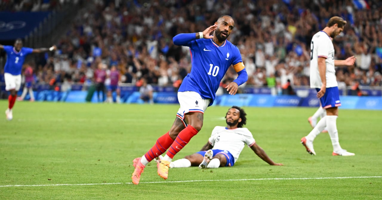 Paris Olympics: Lacazette inspires the Bleuets