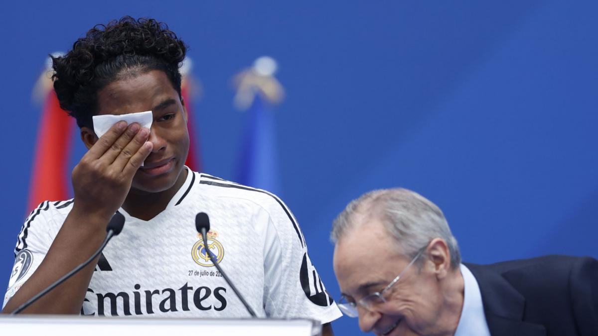 Real Madrid: Endrick completely cracked during his presentation