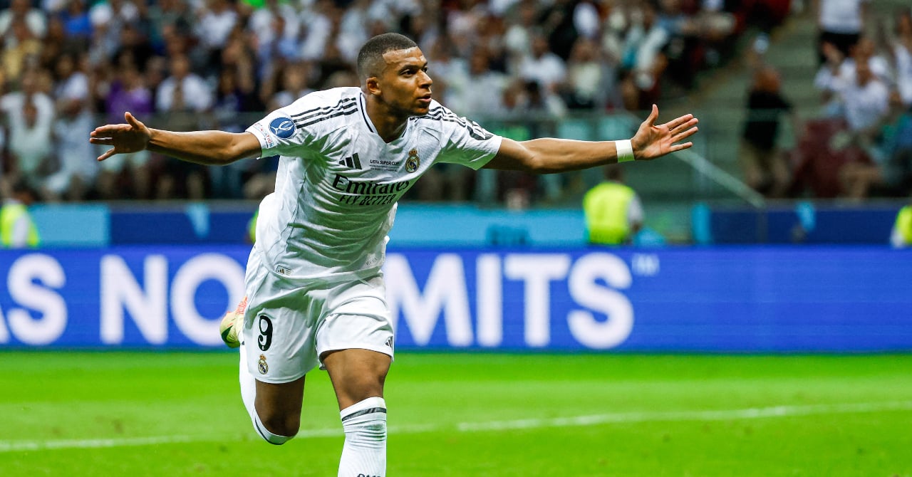 Mbappé, his first goal for Real Madrid on video!