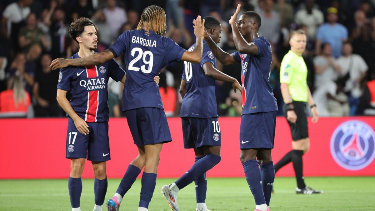 Ligue 1: PSG corrects Montpellier, with a double from Bradley Barcola