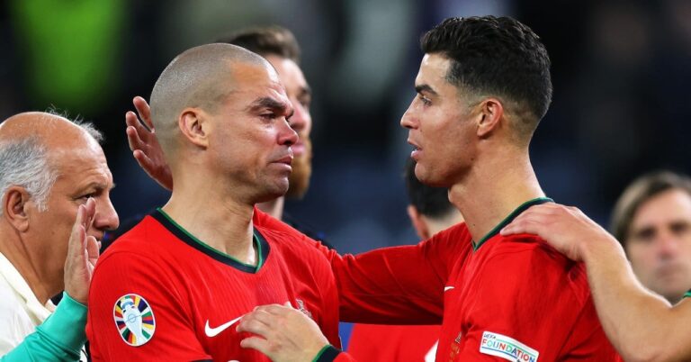 Ronaldo's beautiful statement to Pepe!