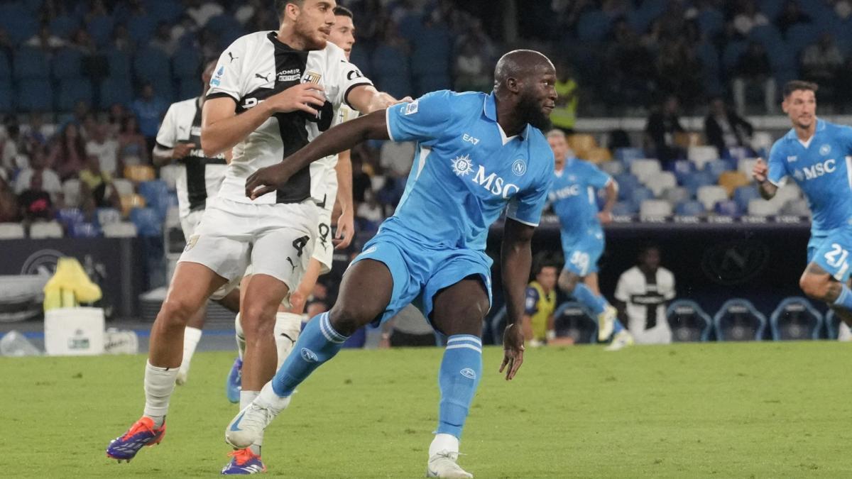 Serie A: AC Milan barely snatches a draw against Lazio, Romelu Lukaku already saves Napoli against Parma