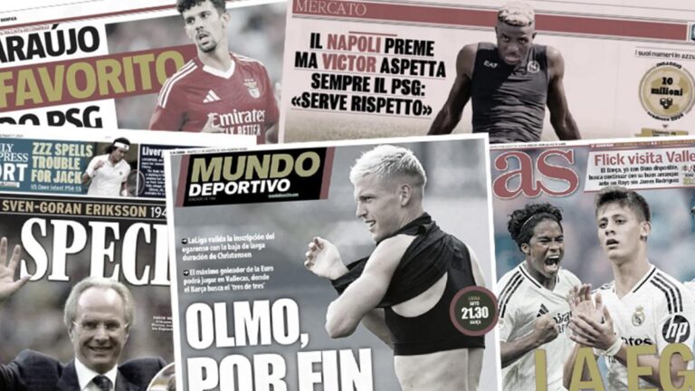 The Catalan press is excited about the registration of Dani Olmo, the surprising way out for Coman