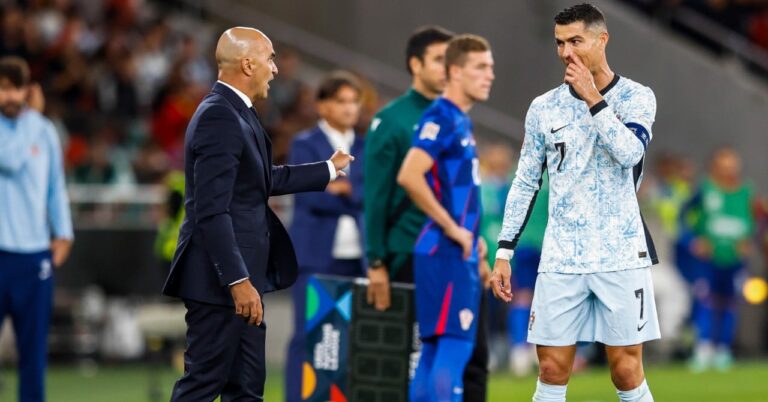 "If Cristiano doesn't come in...", Roberto Martinez's confession