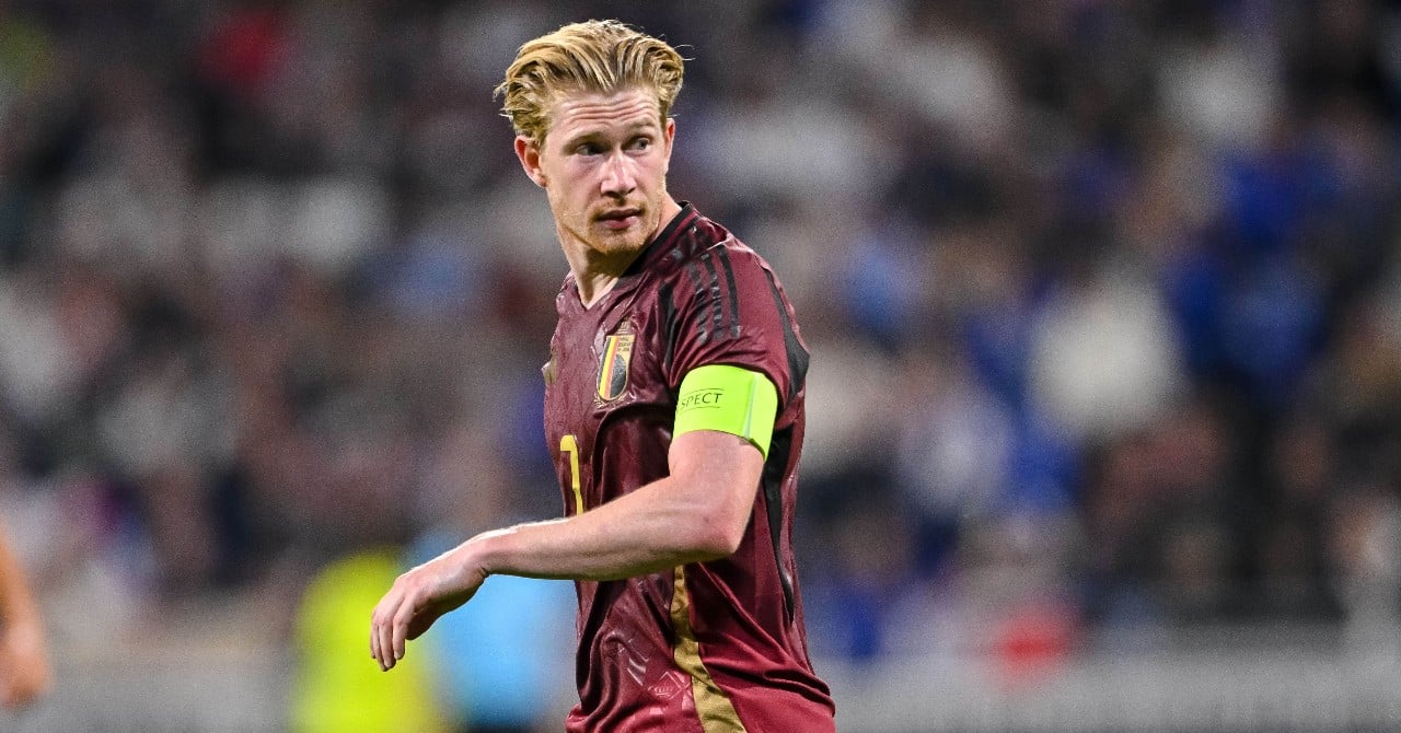 De Bruyne was very busy after the defeat against France