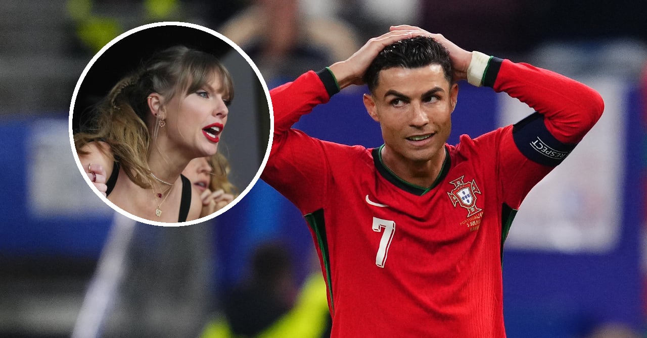 Cristiano Ronaldo knocks out Taylor Swift