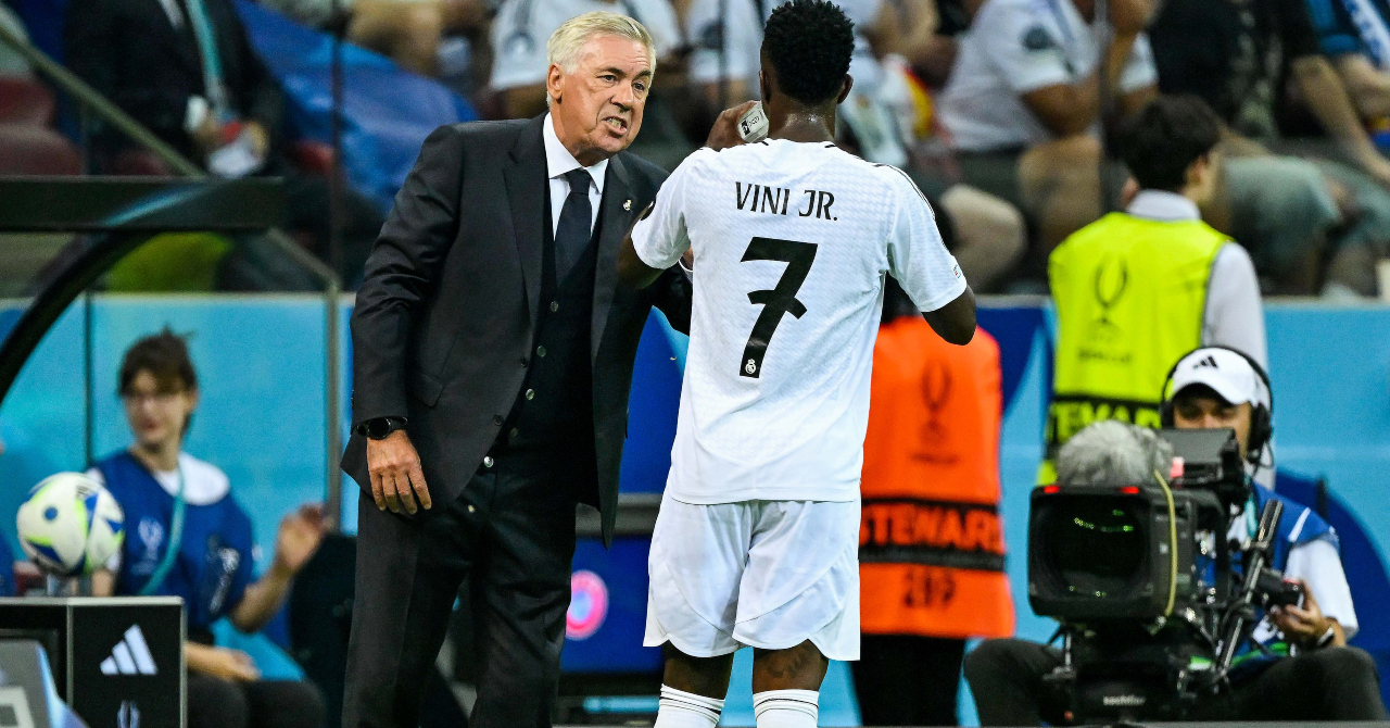 Ancelotti defends Vinicius Jr