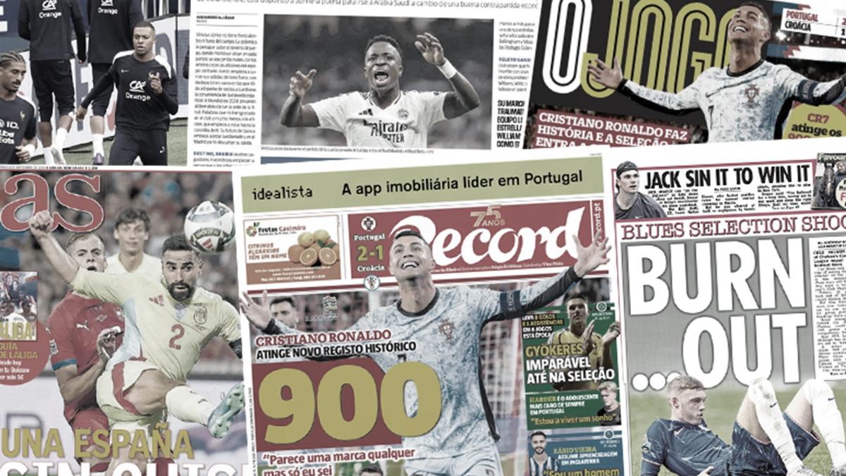 Europe in ecstasy over Cristiano Ronaldo's 900th goal, Barça's surprising proposal to Rabiot