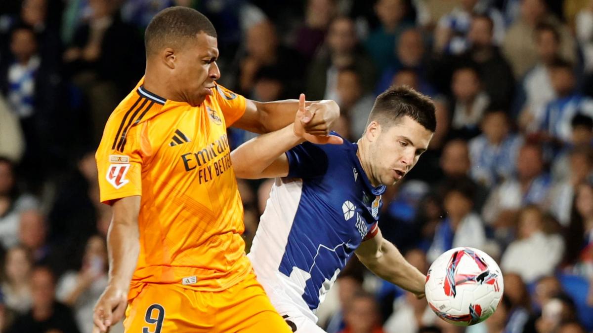 Liga: Real Madrid escapes Real Sociedad trap