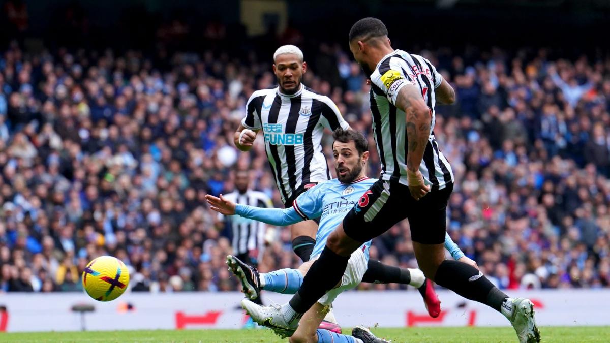 Premier League: Manchester City concedes a draw to Newcastle after an intense match