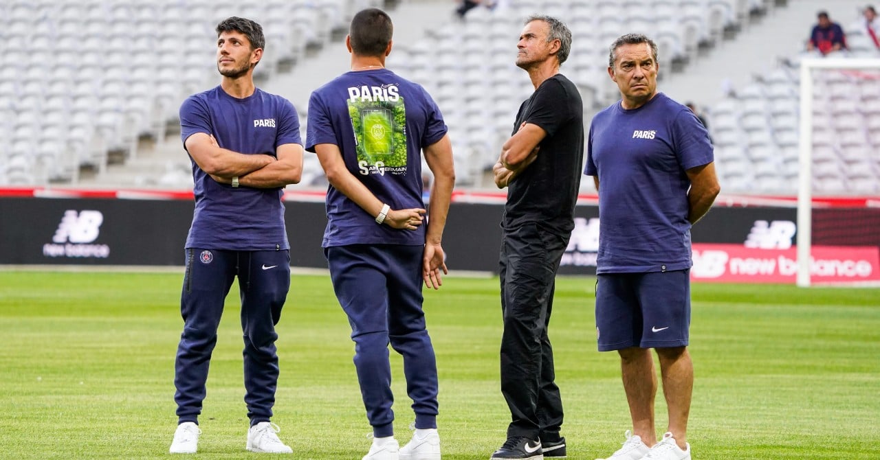 PSG: Luis Enrique and his 28 assistants