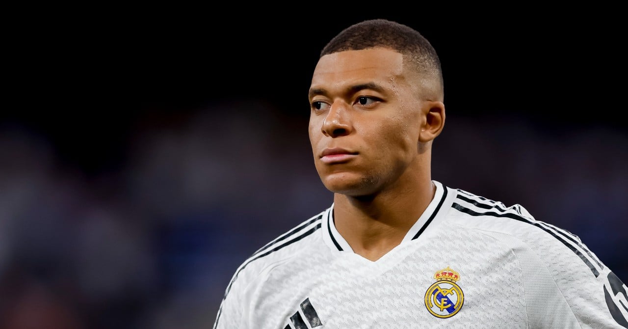 Mbappé dejected after the Clasico