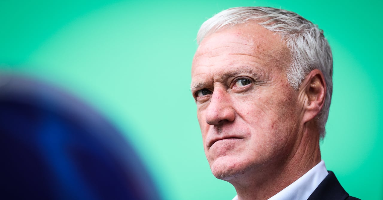 Clashed by Deschamps, he slams the door of the Blues!