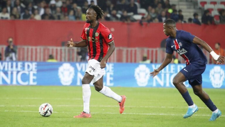 Nice – PSG: Evann Guessand frustrated despite the draw