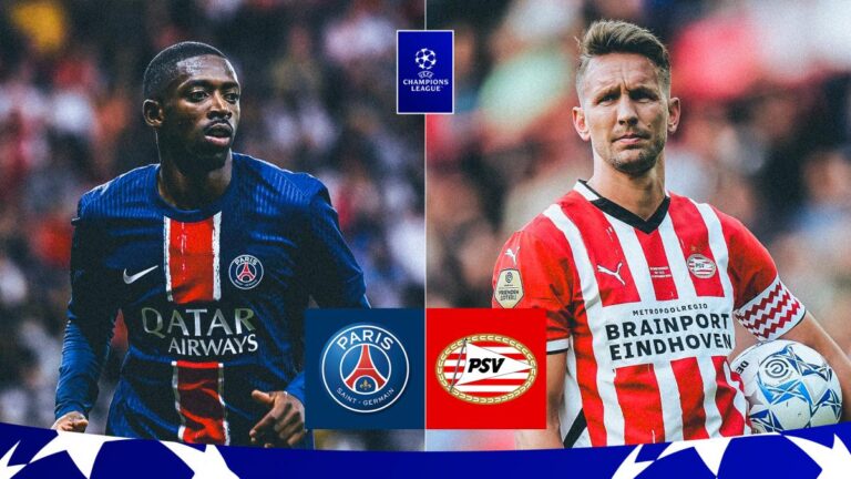 PSG - PSV: probable line-ups