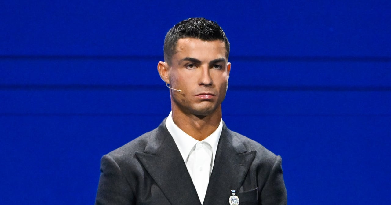 Cristiano Ronaldo gets cropped