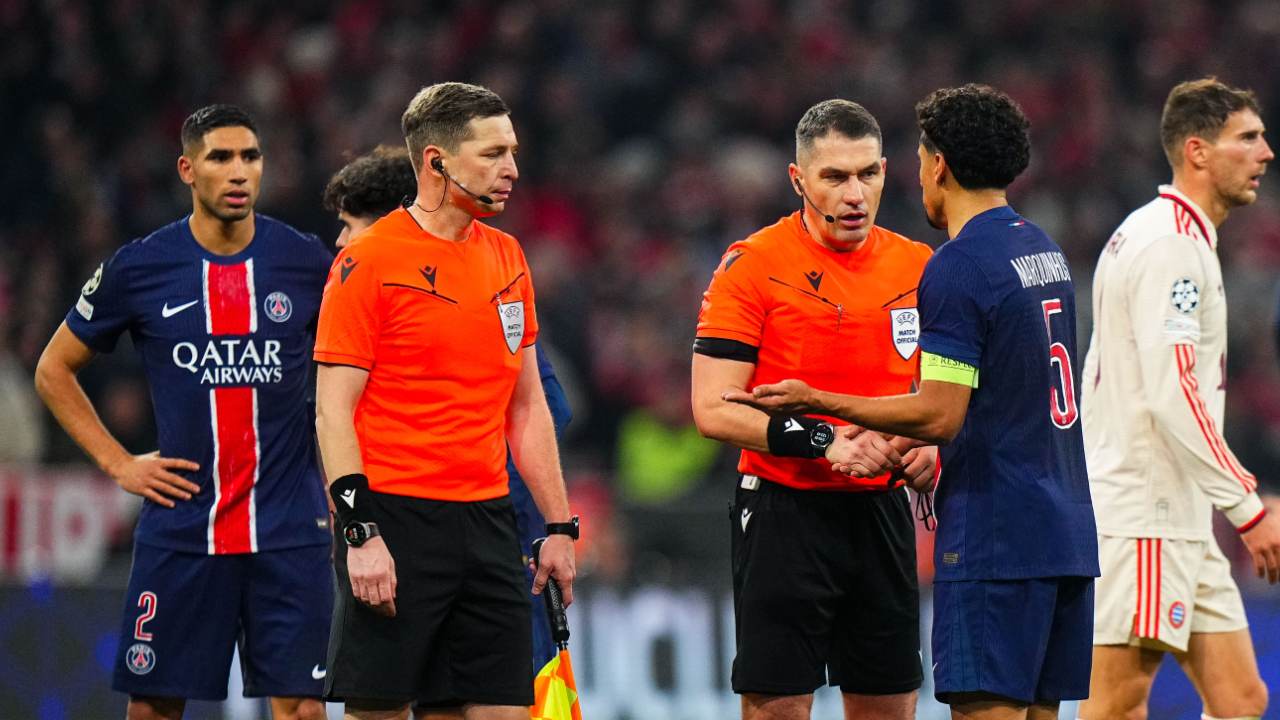 Marquinhos' big rant against the referee