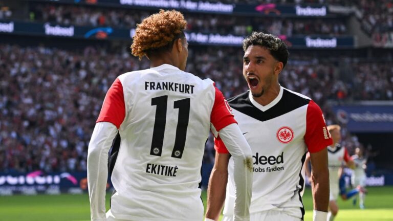 BL: Frankfurt avoids the comeback of the season, Marmoush and Ekitike still scorers