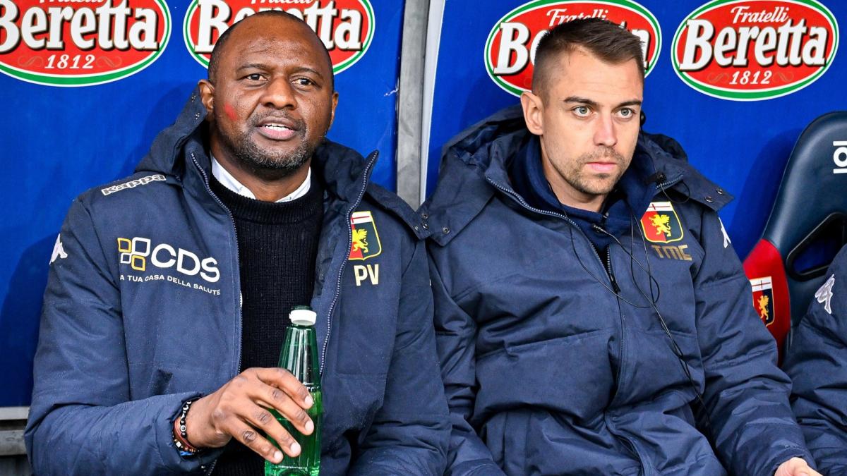 Genoa: things have already heated up between Patrick Vieira and Mario Balotelli