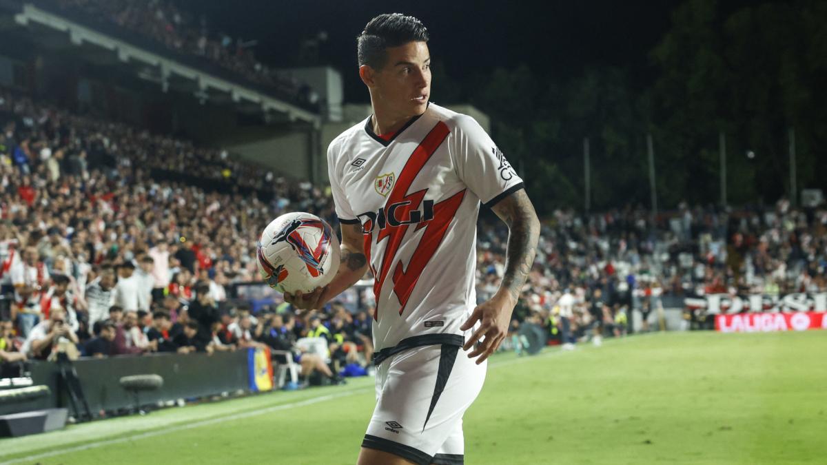 Liga: James Rodríguez already wants to leave Rayo Vallecano!