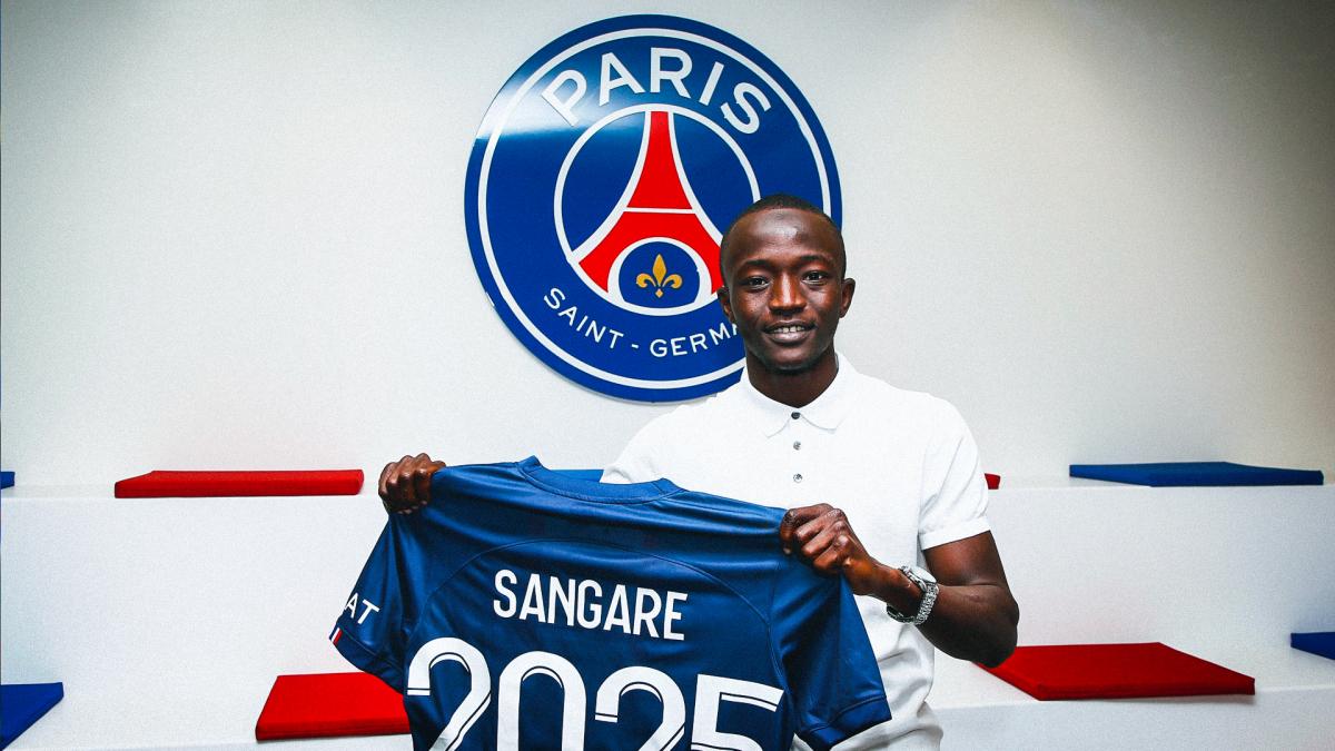 Mahamadou Sangaré, the other number 9 of PSG who panics the counters