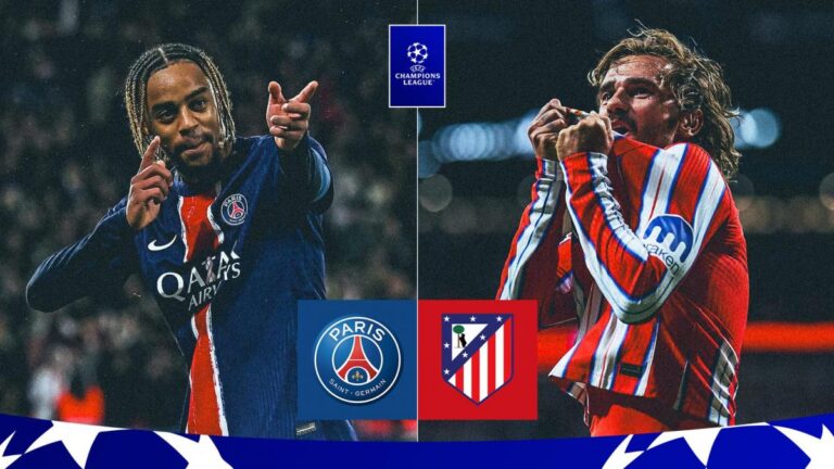 PSG-Atlético de Madrid: probable line-ups