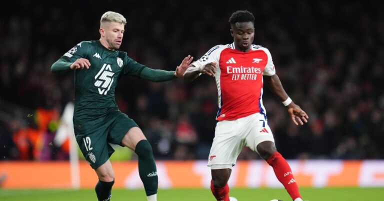 Outclassed, Monaco loses to Arsenal