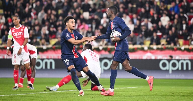 PSG resists everything and wins the shock against Monaco