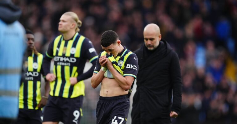 Manchester City in distress