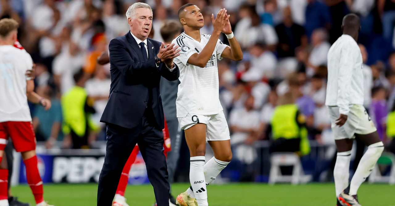 Ancelotti raves about Mbappé