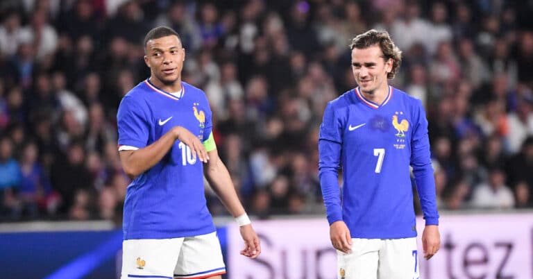 Between Griezmann and Mbappé, it’s tense…