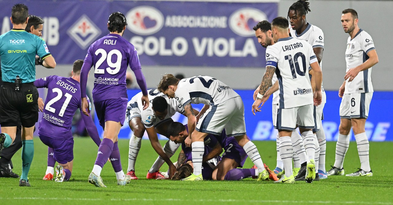 Fiorentina-Inter, a heart attack stops the match