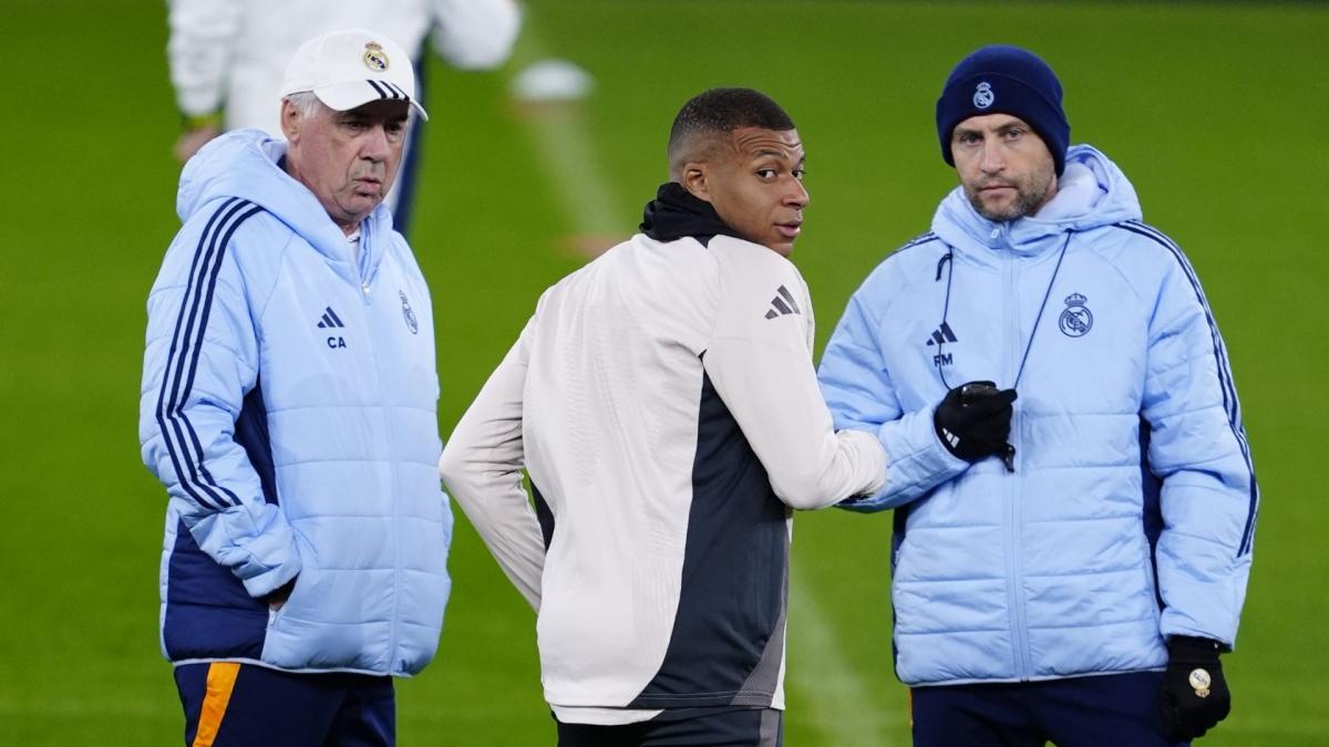 Real Madrid: Carlo Ancelotti identified the ailment from which Kylian Mbappé suffers