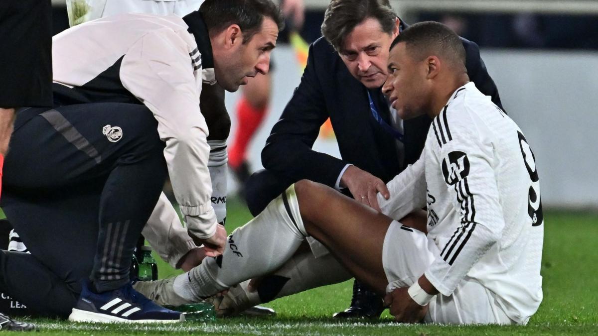 Real Madrid communicates on Kylian Mbappé's injury