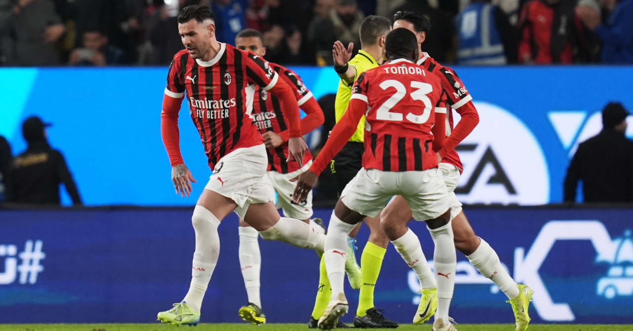 Théo Hernandez lights up the Supercoppa and offers victory to AC Milan