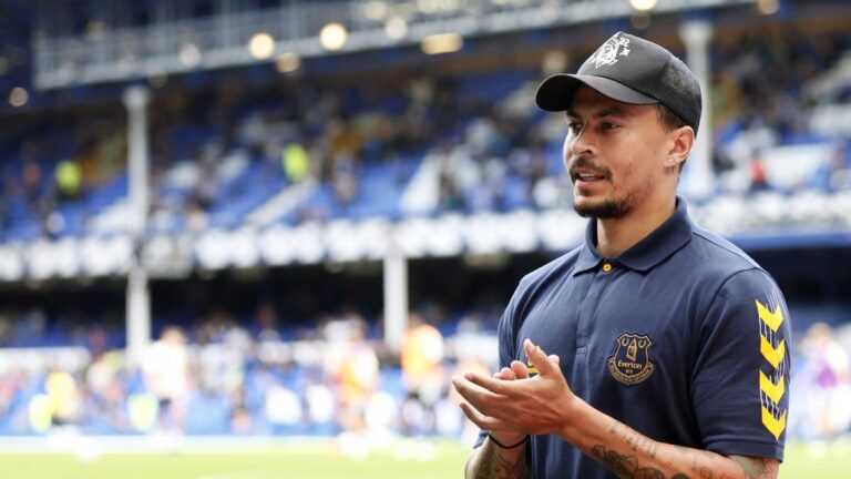 Dele Alli took part in his first training session with Como