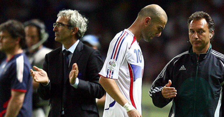Domenech still hits Zidane!