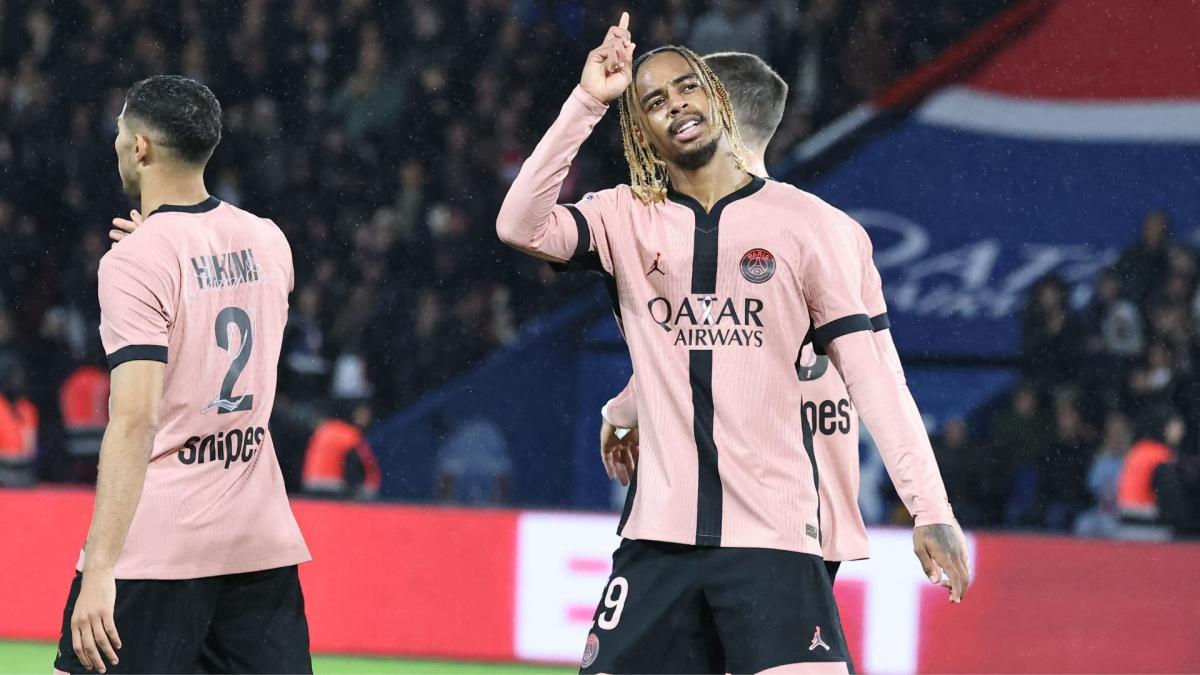 PSG: Bradley Barcola surprised by the arrival of Khvicha Kvaratskhelia