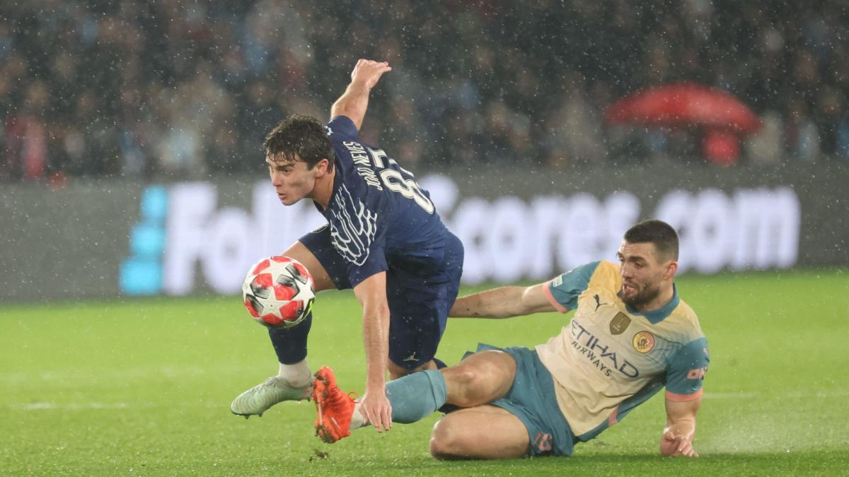PSG - Man City: The hot reaction of João Neves
