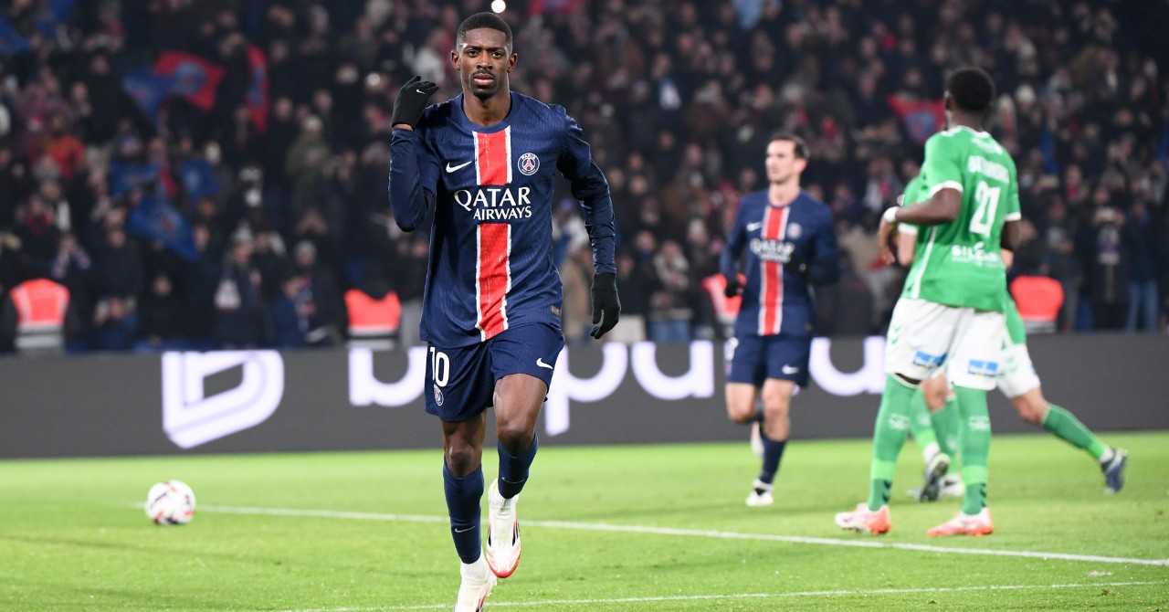 Paris tames ASSE with a great Dembélé!