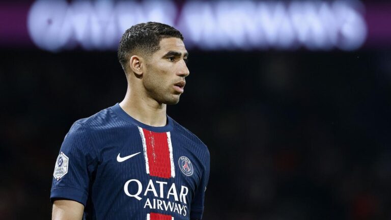 The PSG group for the trip to Lens without Achraf Hakimi