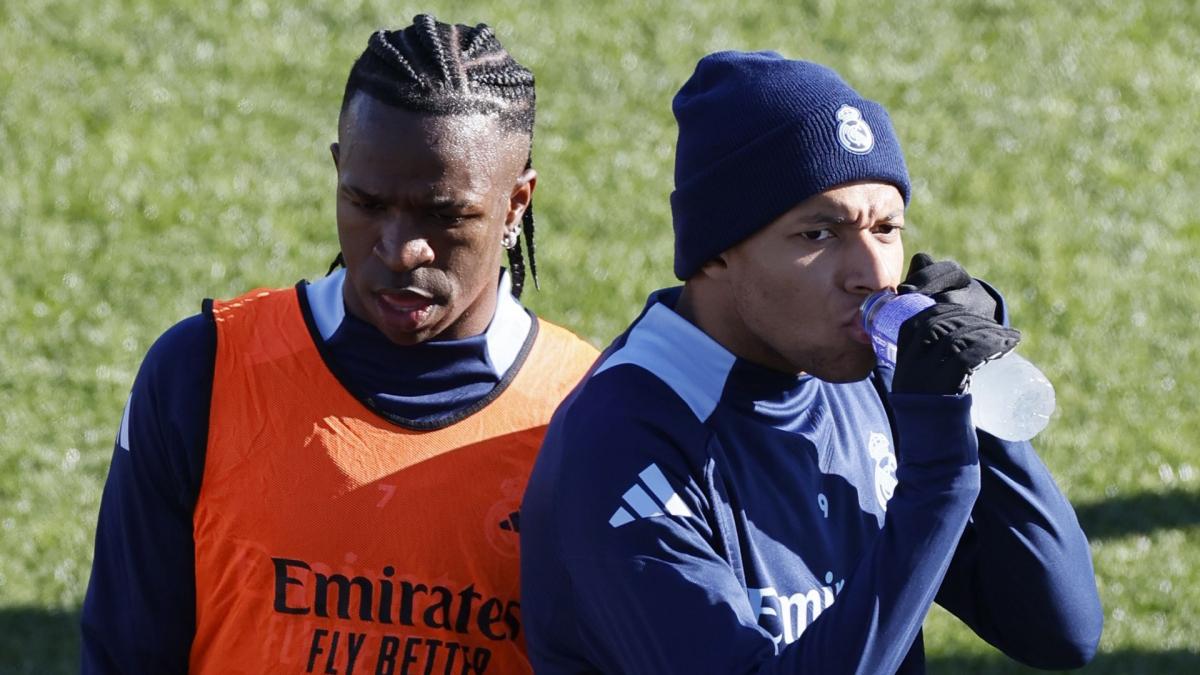 The incredible discussion between Kylian Mbappé and Vinicius Jr in Valencia!