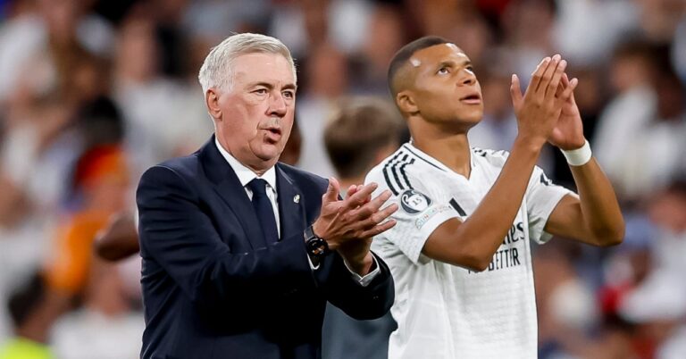 Ancelotti Flatte Mbappé