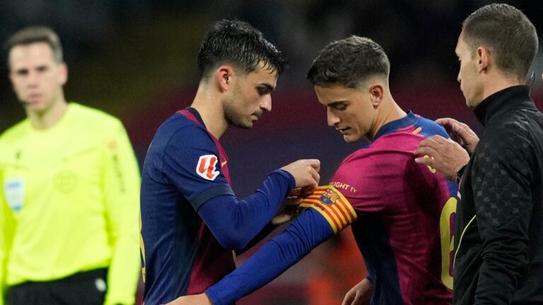 Barça-Alavés: The match stopped after a violent shock between Gavi and Conechny