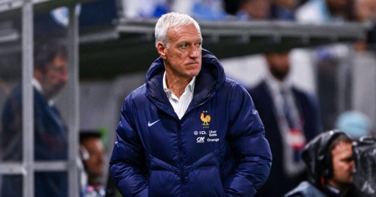 Deschamps receives a huge foot call