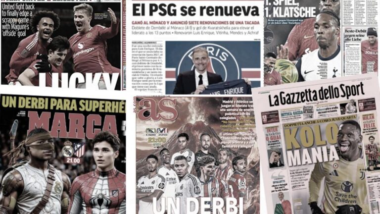 Europe bows to PSG, the Madrid derby returns all of Spain
