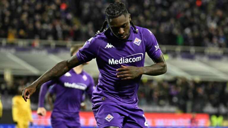 Fiorentina: Moise Kean has returned Italy